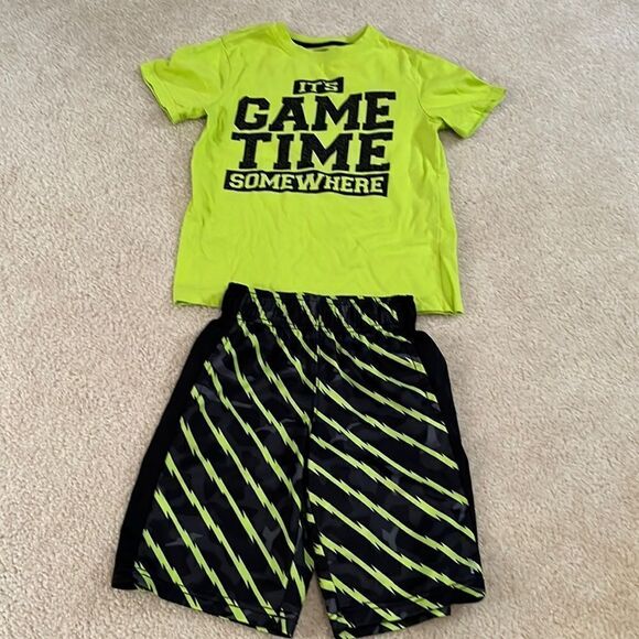 GYMGO BOYS SHIRT AND SHORTS SET - Picture 1 of 11